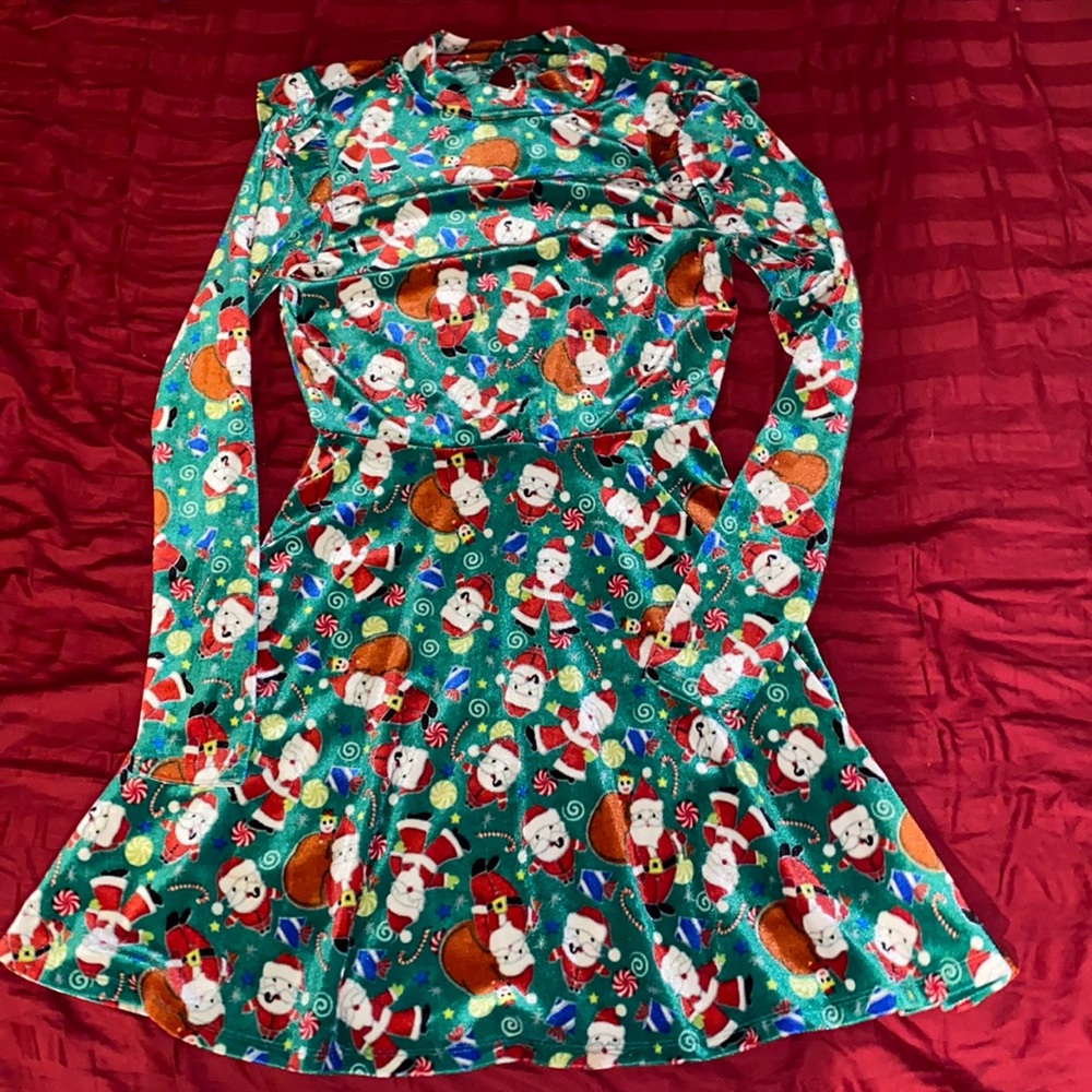 Velour Santa dress